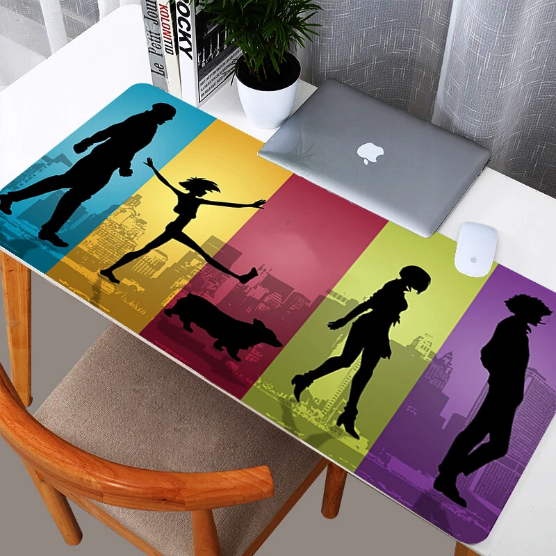 

Cowboy bebop HD Printing Mice Mats New Arrive 2mm Thickness Gaming Mouse Pad Large Durable Washable Rubber Mousepad