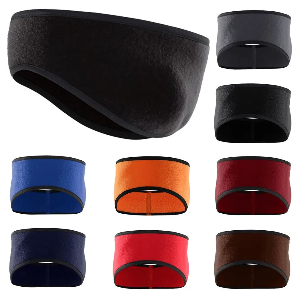 

1Pcs Headscarf Women Girls Fleece Ear Cover Ear Warmer Winter Sweatband Ear Muffs Headband Running Headband
