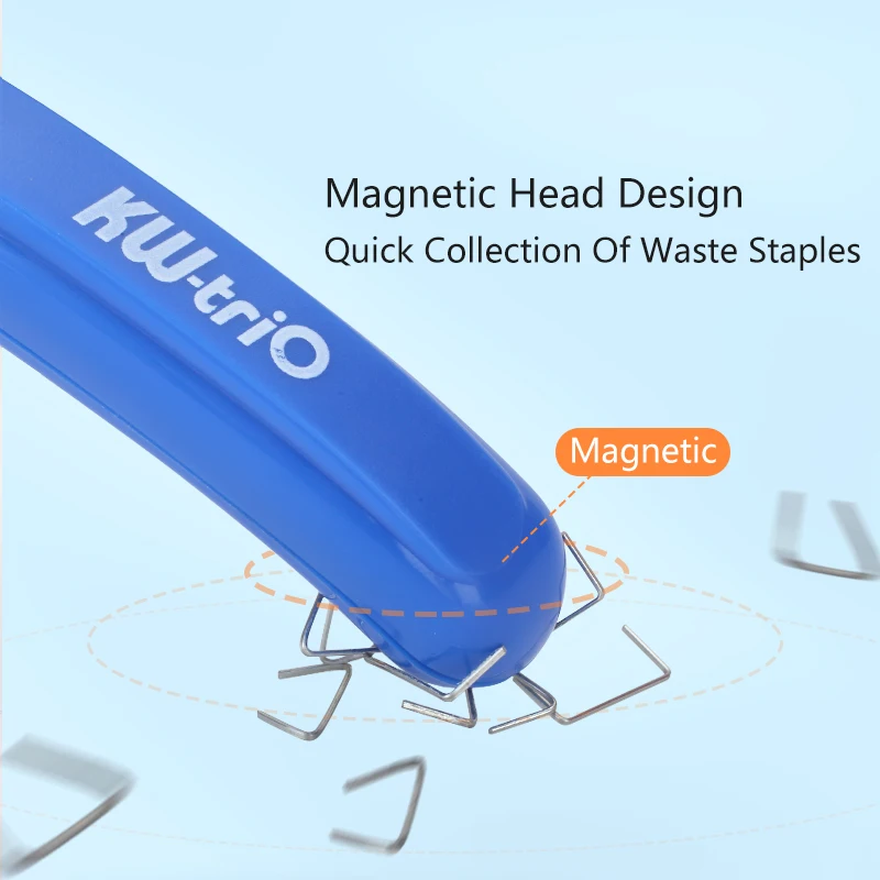 Levapunti Metallici PHILSP Extracteur D'Agrafes Magnétique - Portable Et Ergonomique - Bureau Rose Rouge Agrafeuse Chirurgicale