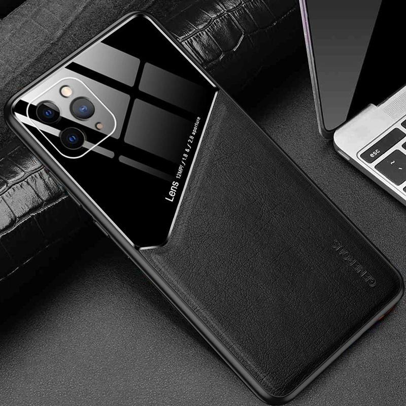 Магнитный чехол из искусственной кожи для iPhone 12 11 Pro Max SE 2020 Mini XS XR X 8 7 6s 6 Plus |