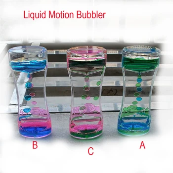 

Two-Colors Oil Hourglass Liquid Timer Floating Motion Bubbles Sand Watch Timer Flip Over Tracking Kids Living Room Desk Decor30