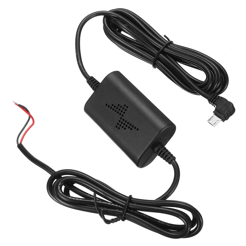 DC 5V 2A Mini / Micro USB Port Wire Cable Car Charger Kit For Camera Recorder DVR Exclusive Power Supply Box Buck Line Kit