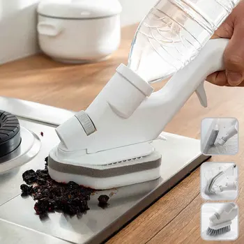 

4pcs/set Corner Household Durable Water Spray Cleaning Brush Window Groove Floor Sponge Wiper Portable For Kitchen Bathroom