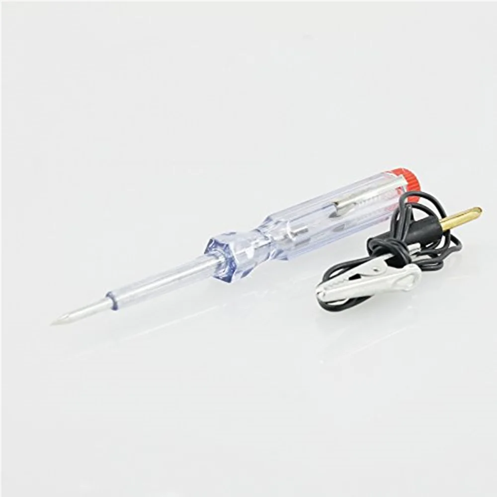 

1 pcs Slotted Screwdriver Circuit Tester DC 6V12V 24V with Indicator Light for Car truck boat marine electric test pencil