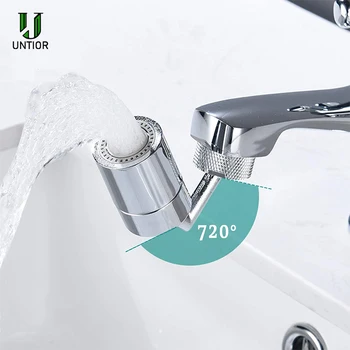 

720 Degrees Universal Splash Filter Faucet Spray Head Anti Splash Filter Faucet Movable Kitchen Tap Water Saving Nozzle Sprayer