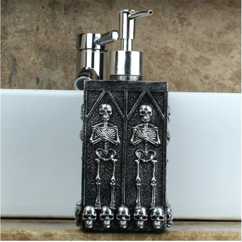 New Skeleton Creative household products,multi- faceted skull liquid storage bottles Bathroom hand sanitizer Soap bottle 460ml