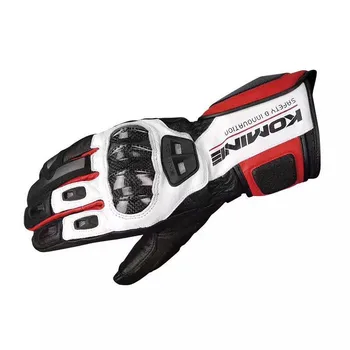 

Touch Screen Mobile Phone Komine GK 198 Carbon Protective Leather Gloves Motocross Racing Gloves