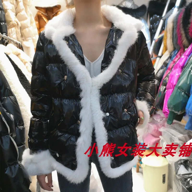 Ветрозащитная Женская парка, пальто, женская зимняя куртка, пальто, женское Стеганое пальто, укороченное свободное корейское Стеганое пальто для студентов