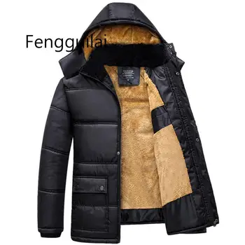 

2020 Men Winter Jackets Parkas Snow Coats Fur Hood Male Warm Overcoat Tops Waterproof Windbreak Outwear Brand Clothing Plus Size