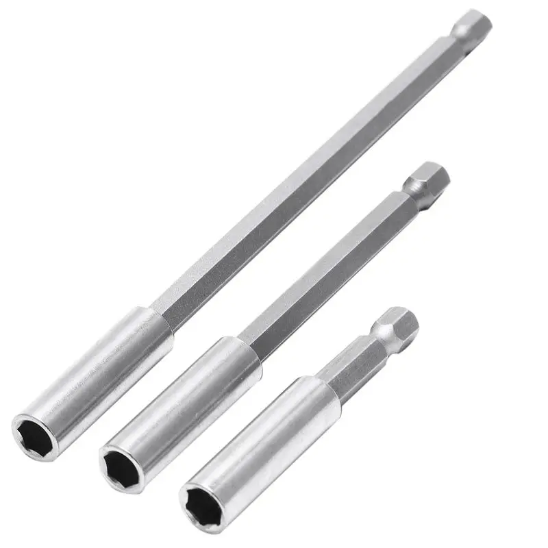 HLZS-3Pc 1/4 с шестигранной головкой Quick Release Магнитная отвертка 60/100/150 мм удлинитель для бит держатель