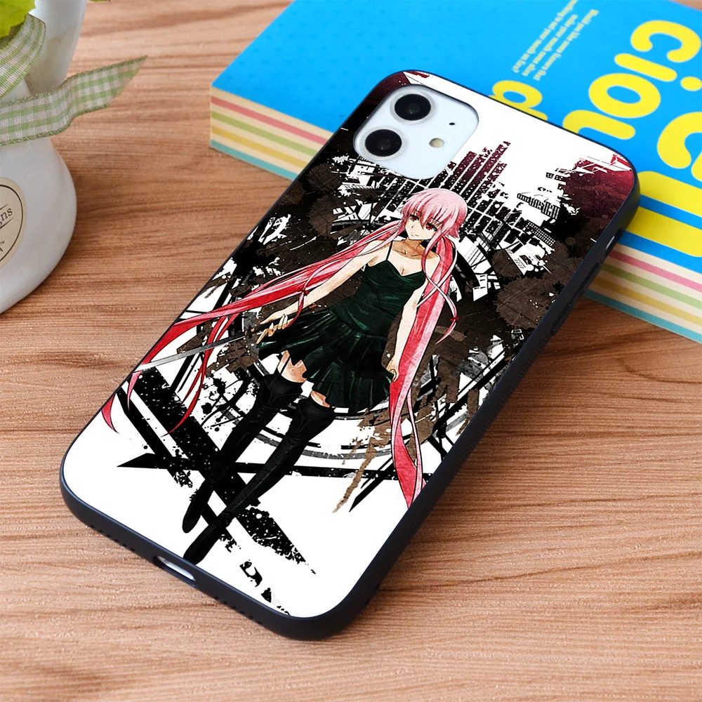 Для iPhone Gasai Yuno аниме будущее распад Мягкий ТПУ граница Apple чехол | Мобильные