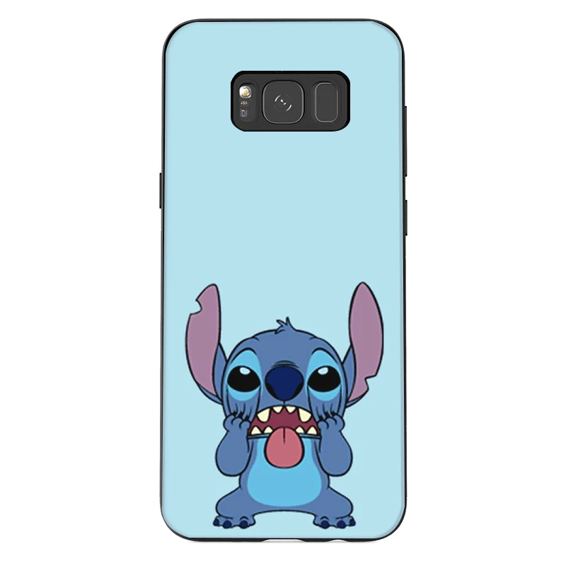 Силиконовый Мобильный чехол для телефона для samsung A70 A60 A50 A40 A20 A30 A10 A9 A8 A7 A6 A5 плюс Чехол LILO и стежка оболочки