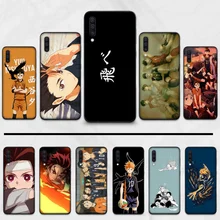 Anime Haikyuu Client Haute Qualité Téléphone étui pour samsung S6 S7 bord S8 S9 S10 e plus A10 A50 A70 note8 J7 2017(China)