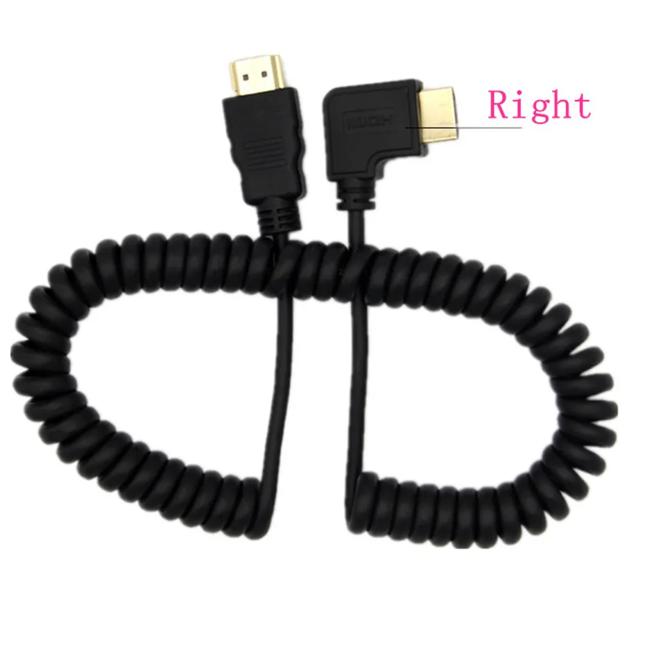 Высокоскоростной пружинный Кабель Micro/Mini HDMI к позолоченный кабель с поддержкой