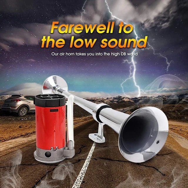 150DB Auto Horn 12V Super Laut Einzigen Trompete Luft Kompressor für Auto  Lkw Boot Zug Horn Hupe Für Auto sound Signal - AliExpress