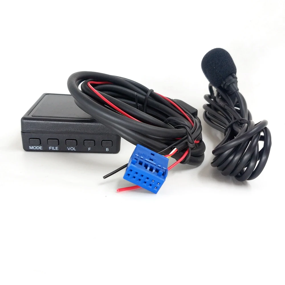 Biurlink 12Pin автомобиль MIB радио AUX Hands Free микрофон USB Bluetooth Музыка Аудио приемник адаптер для Audi A4L Q5 A3 Q3 A5