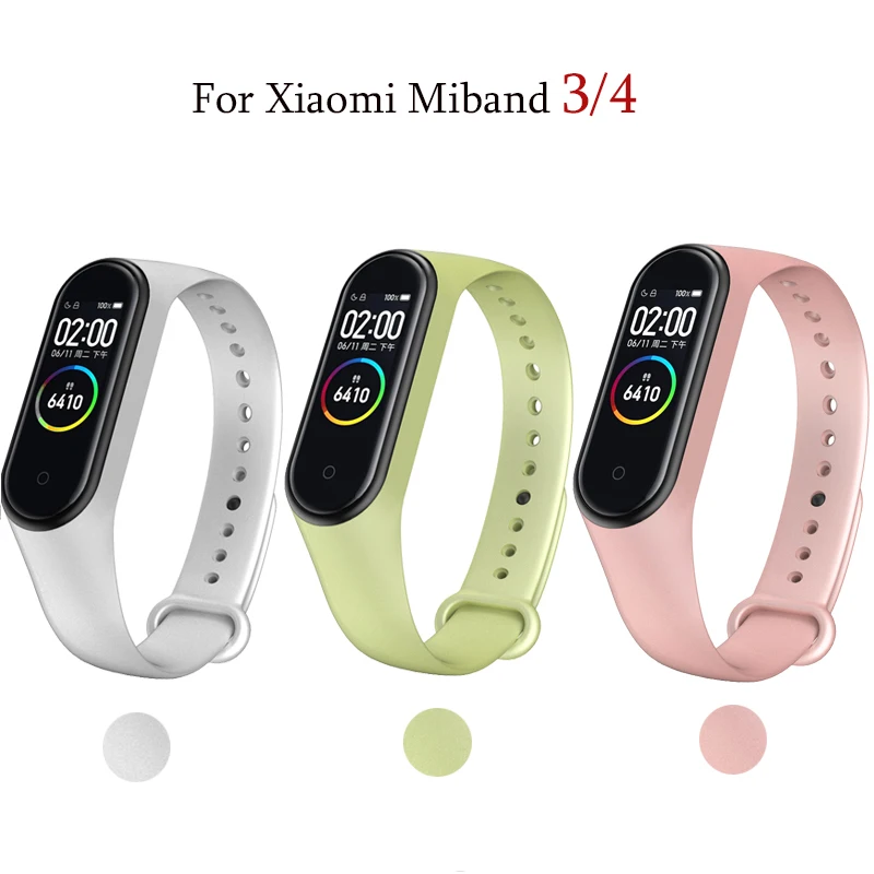 Ремешок для часов Xiomi Mi band 4/3 силиконовый спортивный ремешок Сменные аксессуары