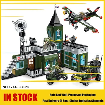 

Military Series Destroy The Connand 1714 Enlighten 3d Model Building Blocks Educational Toys For Kids Gifts Compatible With