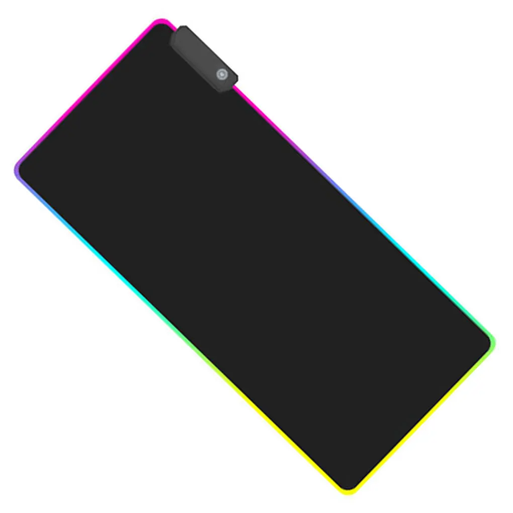 RGB игровой коврик для мыши негабаритный светящийся светодиодный расширенный с подсветкой USB клавиатура утолщаются красочные светящиеся для ПК ноутбука рабочего стола