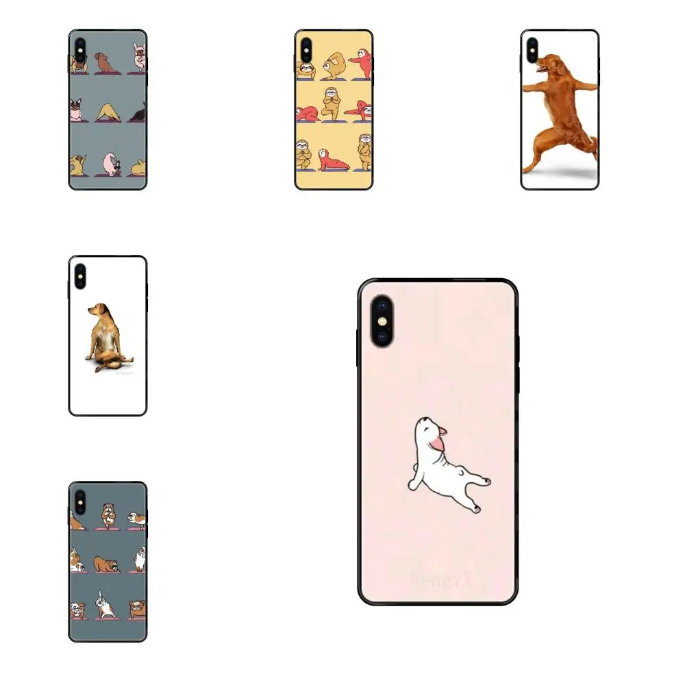 Phone Case Cartoon Funny Yoga Dog Pug For Xiaomi Mi Max Mix 2 3 2S 5X 6X CC9 CC9E Pro Note 10 Lite Ultra | Мобильные телефоны и