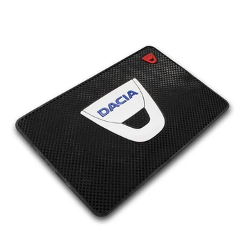 

1pcs Car Logo Anti Slip Mat Phone Holder Non-Slip Mat non slip Pad FOR Dacia duster logan 2 mcv sandero loday dokker Accessories