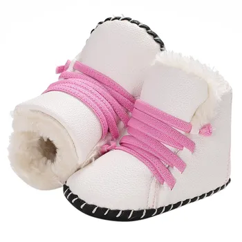 

Toddler Baby Girls Boys Shoes PU Leather Booties Kids Winter Snow Boots 0-18M Hot