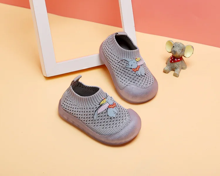 Весенняя детская носочки детская обувь От 1 до 3 лет Обувь с дышащей сеткой детская обувь для новорожденных мягкая подошва с нескользящей подошвой для детей ясельного возраста