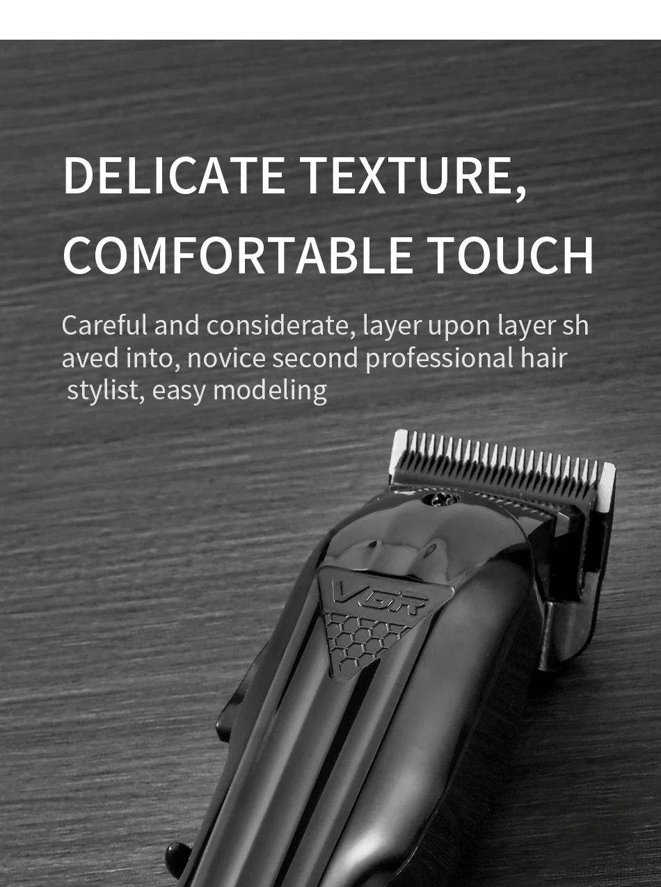 Todos os Preto Máquina de Cortar Trimmer sem Fio dos Homens Cabelo Elétrica Corte Maching Profissional Máquina Cortar Recarregável Barbeiro Vgr 10 cabelo elétrica corte cabelo maching trimmer sem