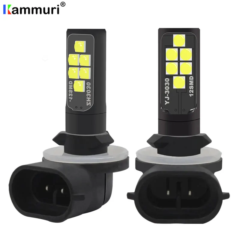 Светодиодные лампы kamuri H27W2 H27W/2 881 противотуманные фары s для автомобилей