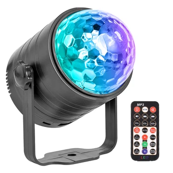 

LED Laser Projector Light Romantic Ambient Lamp Portable USB Voice Control Bluetooth Disco Stage Effect Light with Remote Contro