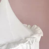 100% Premium Muslin Cotton Hanging Canopy with Frills Bed Baldachin for Kids Room 3