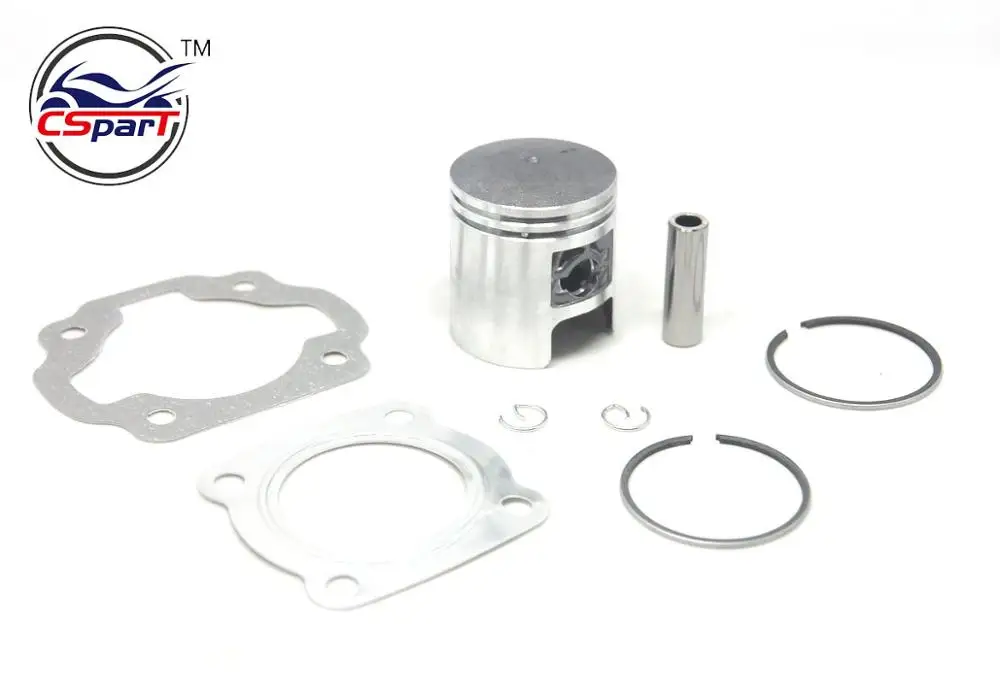 Piston Gasket Kit 41MM 10MM Piston Ring Kit For Suzuki D1E41QMB TB50 50CC Qingqi Geely Scooter Parts - Цвет: Piston Gasket Kit