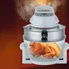 17L Home Air Fryer 220V Intelligent Microcomputer Nonstick Pan Oil Free Bake Transparent Glass Roasted Chicken Sweet Potato Oven 1