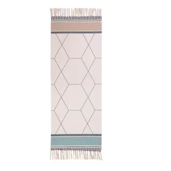 

Cotton Linen Tassel Carpet Fabric Rug Mat Bedroom Door Decor Tapestry Blanket 449E