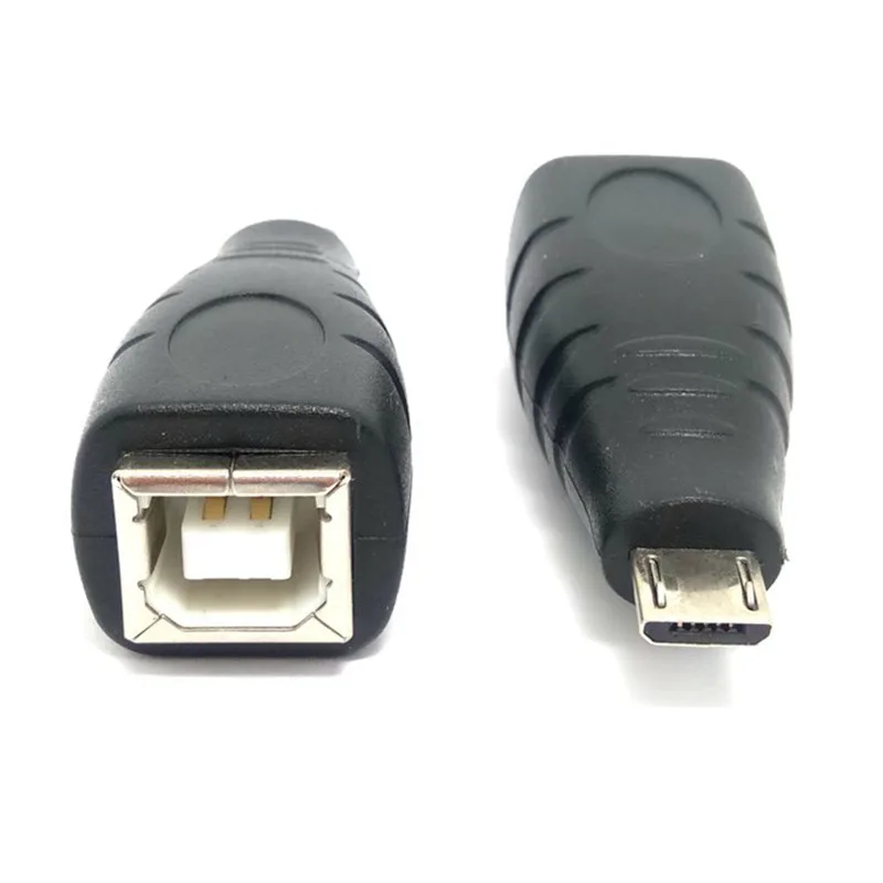 Mini USB 2.0 Adapter B type 5pin &amp Micro male to Type Female Printer Scanner Black | Компьютеры и офис