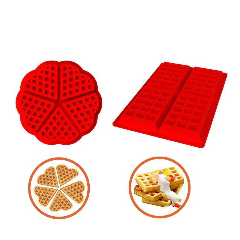 Round Cookie Mold Modern Minimalist Minimalist Diy Red Home Cake Shop Silicone Baking Kitchen Utensils
