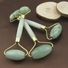 Нефритовый массажный роликовый лицевой массажер для лица расслабляющий прибор для похудения лица лифтинг против морщин антицеллюлитный корпус dhl 100 шт SN204