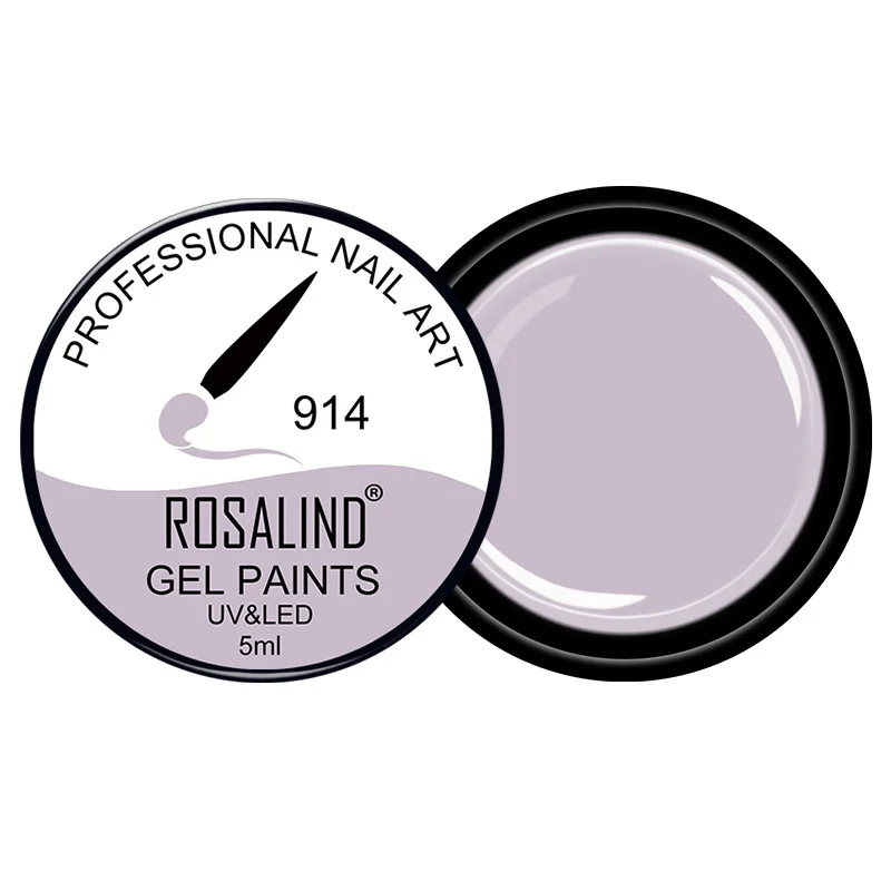 GN48-ROSALIND ROSALIND 5 мл Гель-лак для рисования 142 цветов набор гель-лаков для ногтей для маникюра Сделай Сам верхнее Базовое покрытие Hybird дизайн праймер для ногтей - Цвет: GN48-ROSALIND