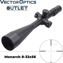 Векторная оптика Monarch 8-30x56 FFP прицел 1/8 MOA регулировка 5 уровней красный/зеленый светящаяся Сетка прицел снайперской винтовки. 50BMG