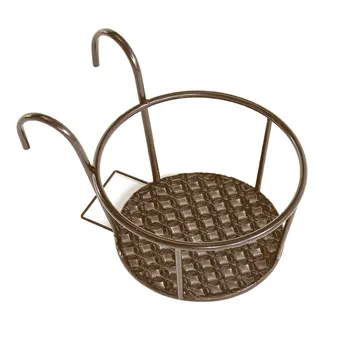 

Plant Garden Wall Storage Balcony Creative White Garden Metal Flower Holder Shelf Stand Beautiful Display Stand Metal
