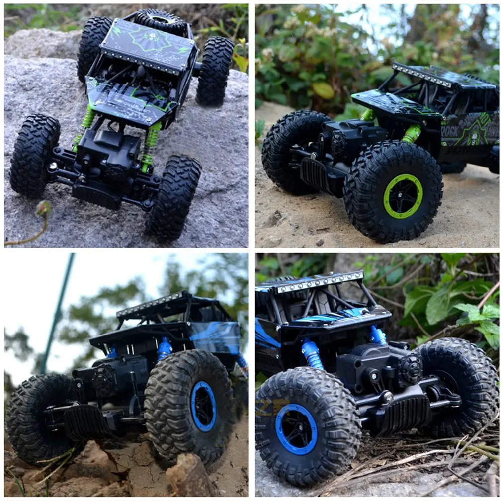 OCDAY 2,4 ГГц RC автомобиль 4WD Рок Гусеничный ралли восхождение автомобиля 4x4 двойные двигатели Bigfoot автомобиль дистанционного Управление модель внедорожного автомобиля игрушки