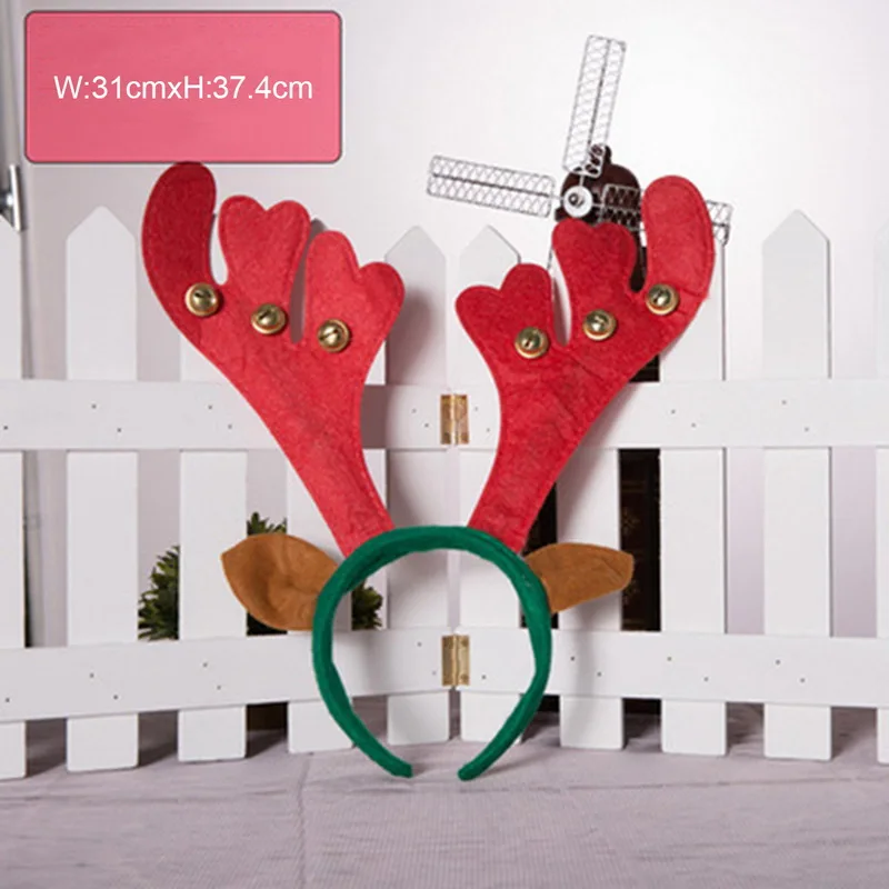 Style 04 Navidad обруч на голову с Санта-Клаусом год елочные игрушки для украшения для детей Подарки для девочек головная повязка, аксессуары для волос - Цвет: Style 04