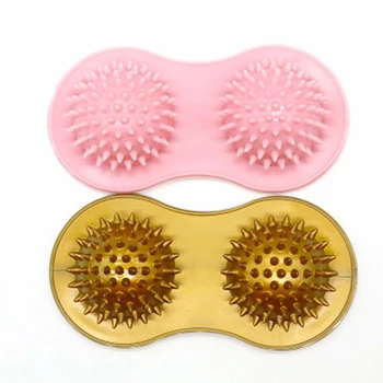 

1pc Half Spiky Massage Ball Mat Body Stress Pain Reliefs Massage Pad Spiky Point Foot Massager for Lose Weight