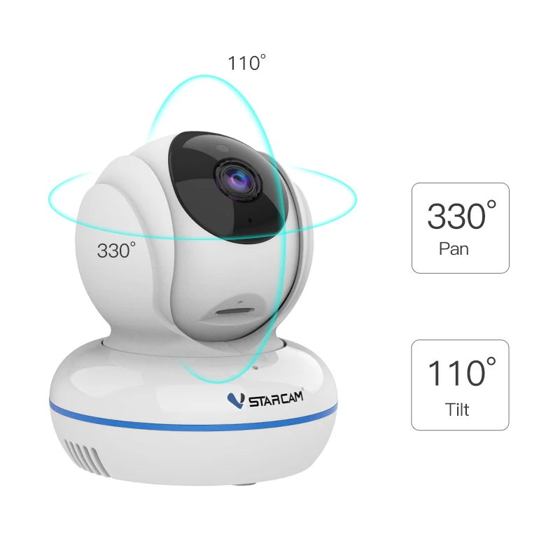 Vstarcam C22Q 4MP Двусторонняя аудио беспроводная 2,4G/5G WiFi 1080P IP камера ночного видения наблюдения движения обнаружения детский монитор