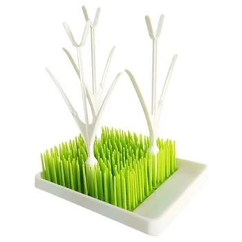 

Baby Bottle Dry Rack Baby Feeding Bottle Cleaning Dryer Drainer Shelf Creative Lawn Nipple Shelf Baby Pacifier Storage Rack