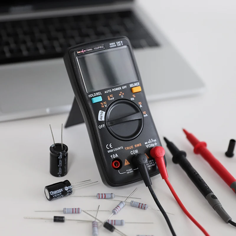 RM102Pro Digital Multimeter 6000 counts Auto 113D Back light AC/DC Voltmeter transistor tester Frequency Diode Temperature|Multimeters| - AliExpress