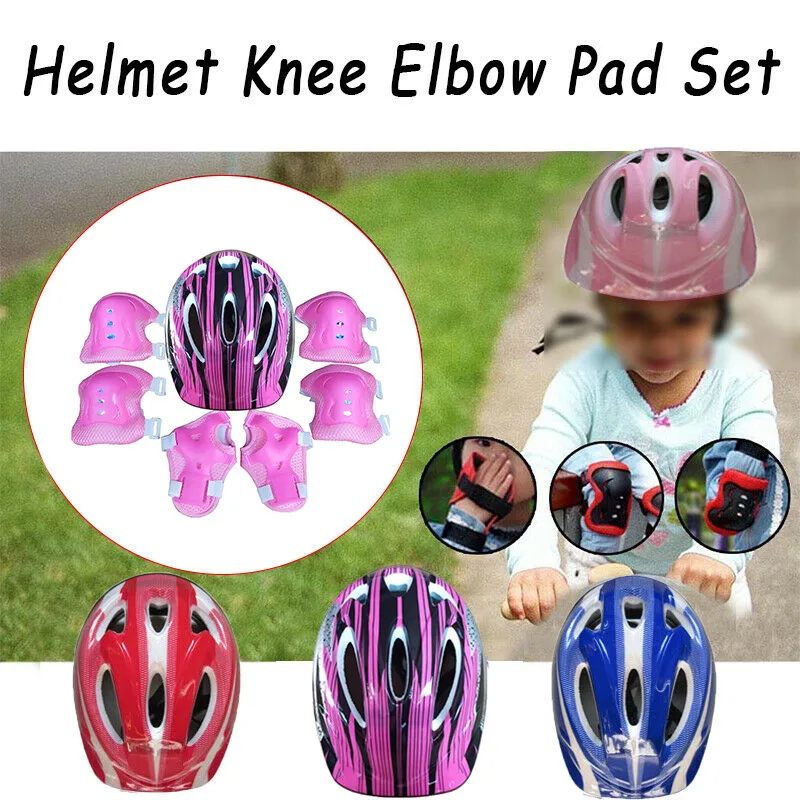 Elbow & Knee Pads Roller Skating Protector Set Boys Girls Kids Skate