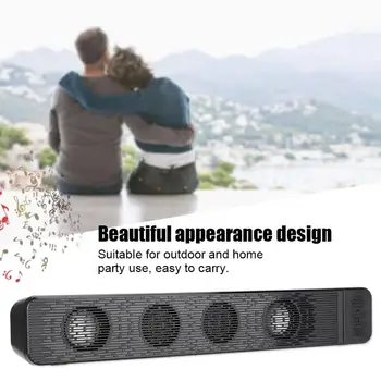 

Bluetooth speaker Home Bluetooth 4.2 Strip Speaker Heavy Bass for Desktop Laptop Computer Mobile Phone speakers