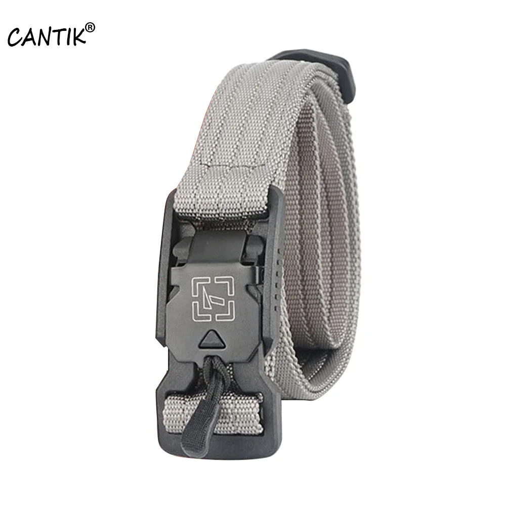 CANTIK New Unisex Youth Style Simple Waistband Nylon Belt Sports Outdoor Multi-functional Tactical Belts 3.5cm Width CBCA224