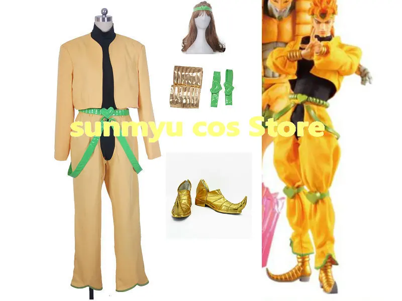 

Customize,Free Shipping! JoJo's Bizarre Adventure Dio Brando Cosplay Costume,Custom Size Halloween Wholesale Good Quality
